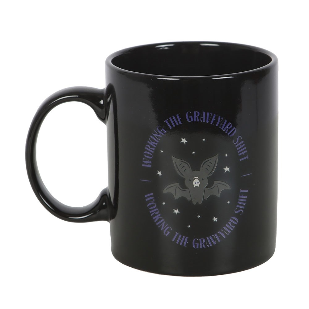 Something Different - Graveyard Shift Bat Mug - Multicolours